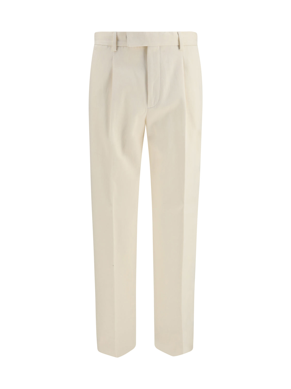 Zegna Cotton and cashmere tailored Pants - 001