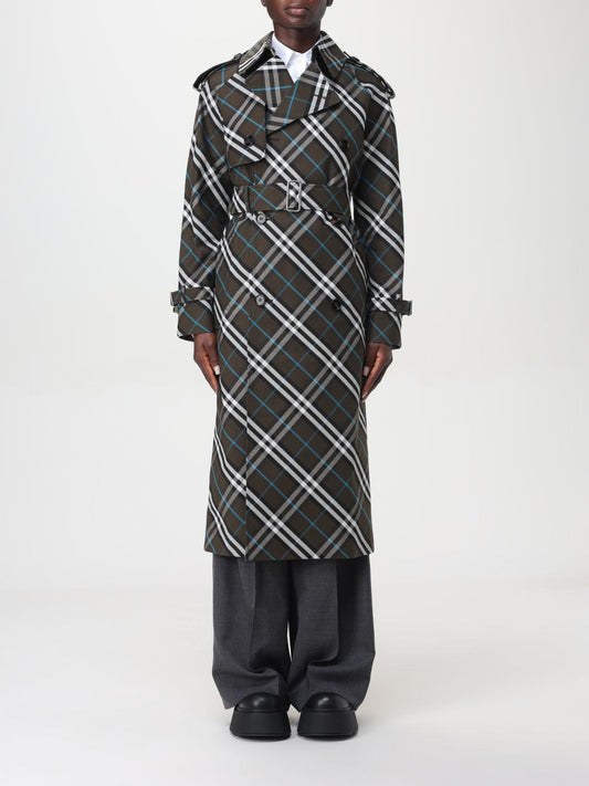 Burberry Trench Coat Woman Green