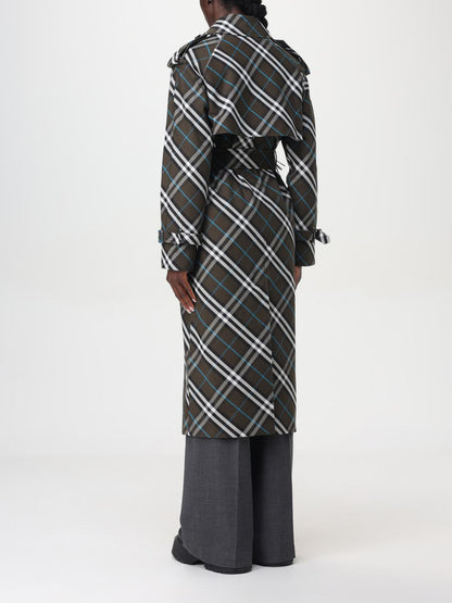 Burberry Trench Coat Woman Green