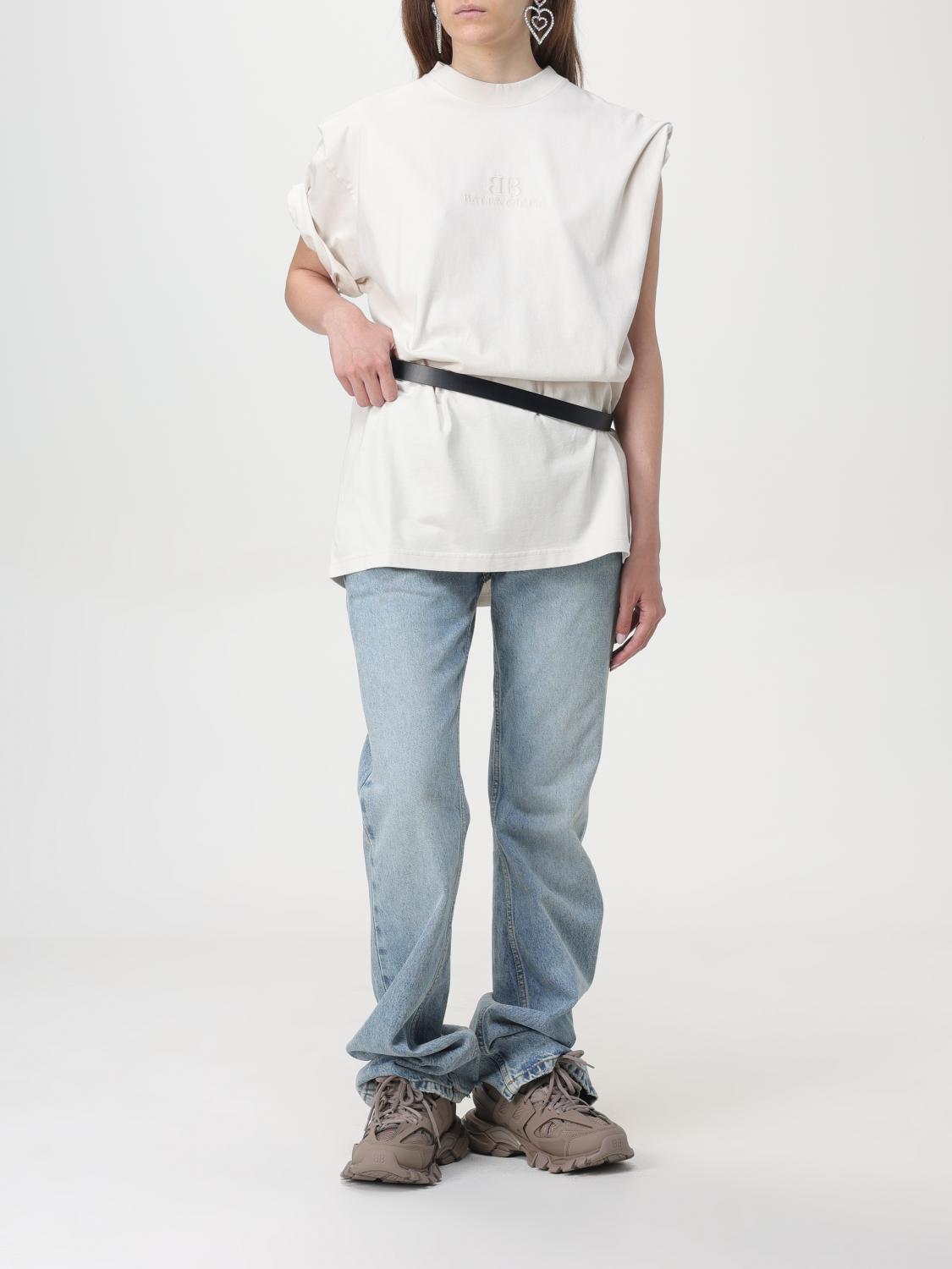 Balenciaga Jeans Woman Blue