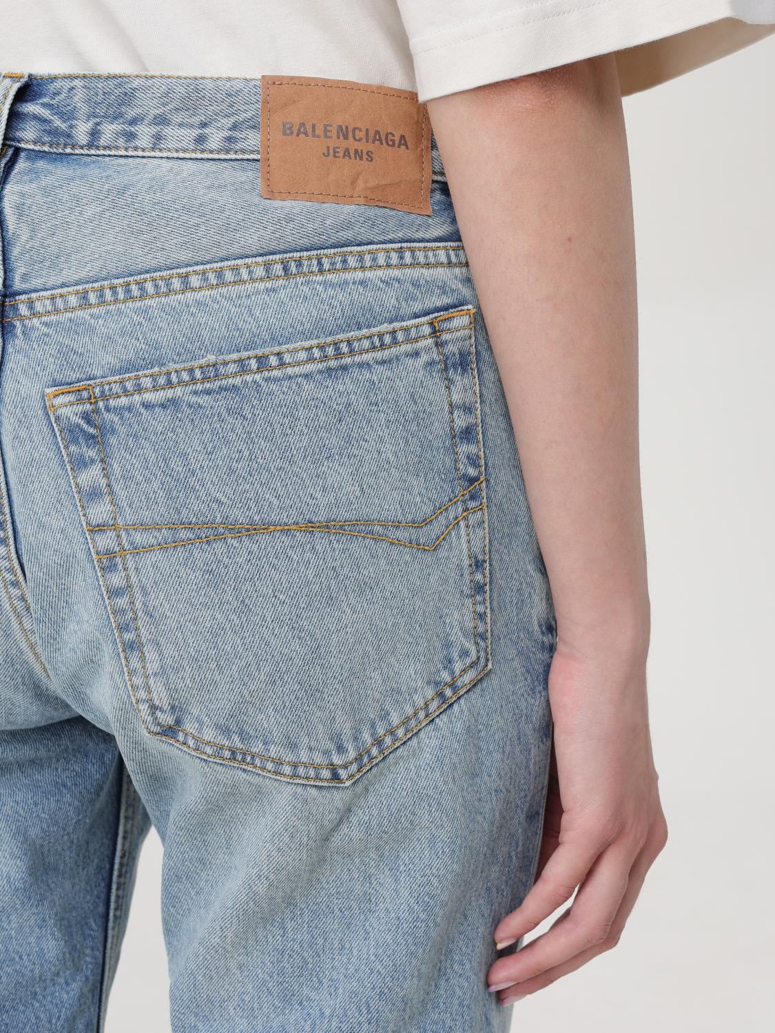 Balenciaga Jeans Woman Blue