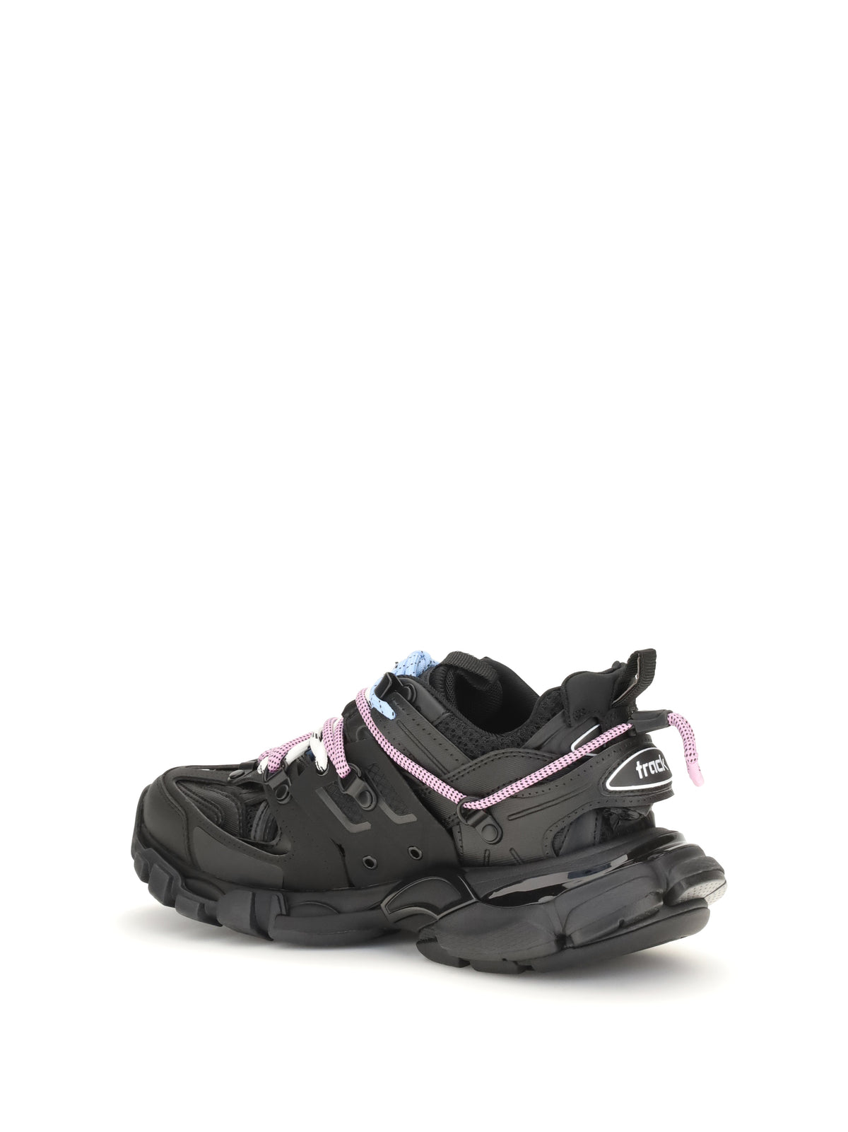 Balenciaga Track Trail Sneakers - Blk/Pink/Blue/Beige