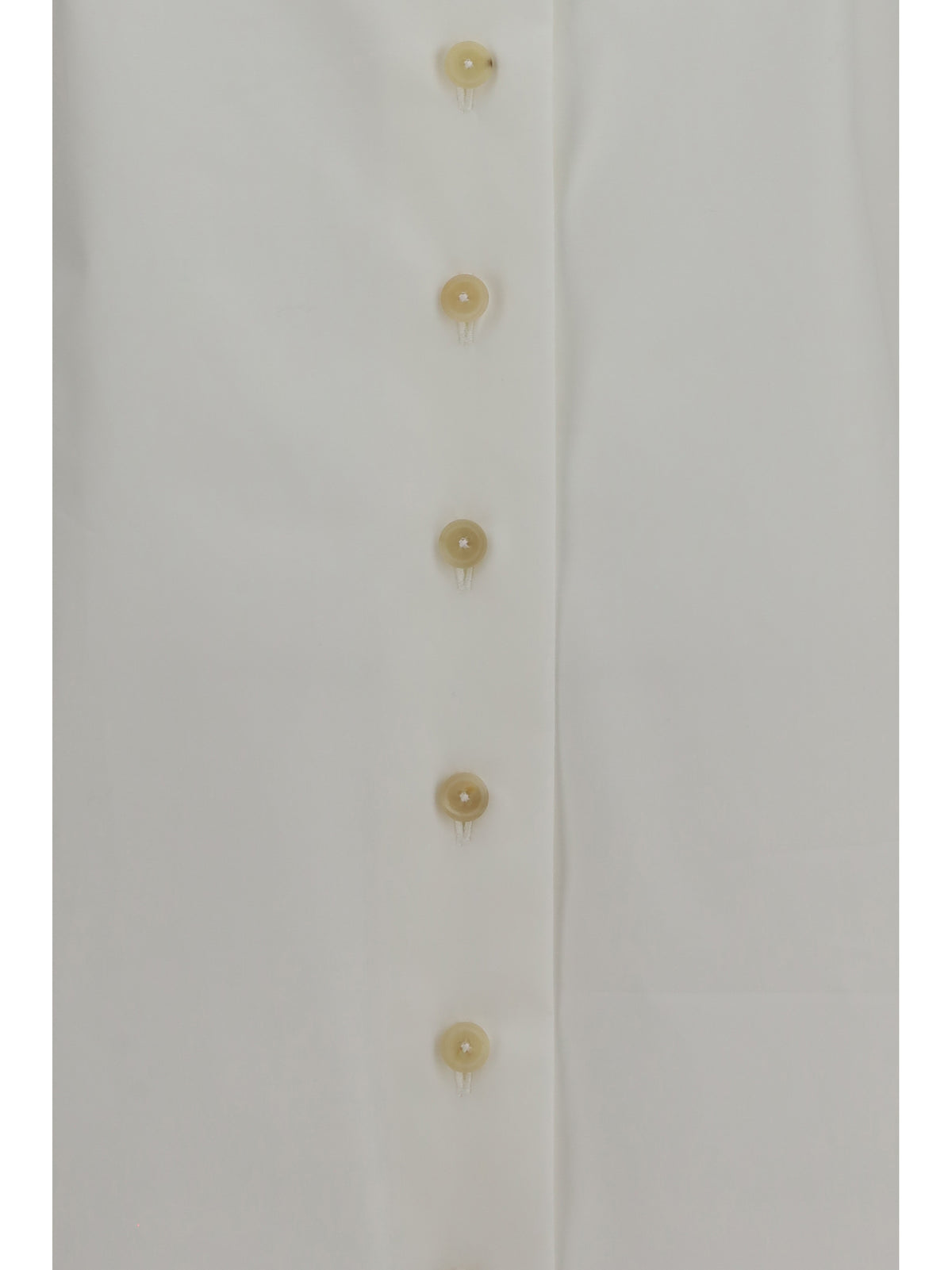 Khaite Ivy high-neck Shirt - Chalk