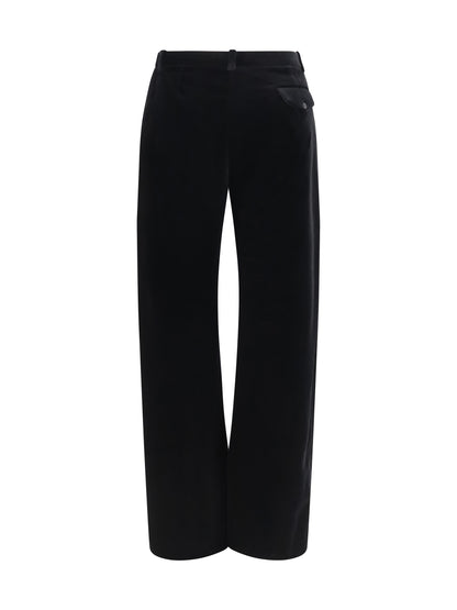 Khaite Hunter velvet Pants - Black