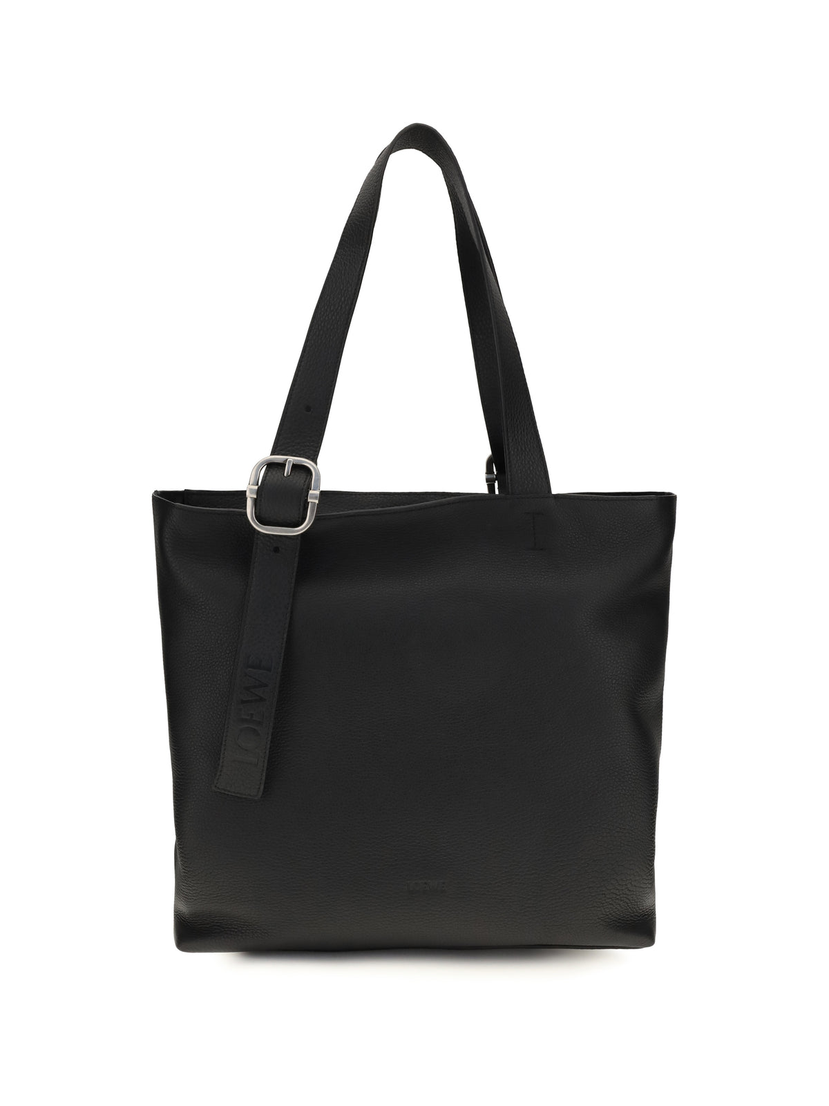 Loewe Loop Zipped Tote - Black