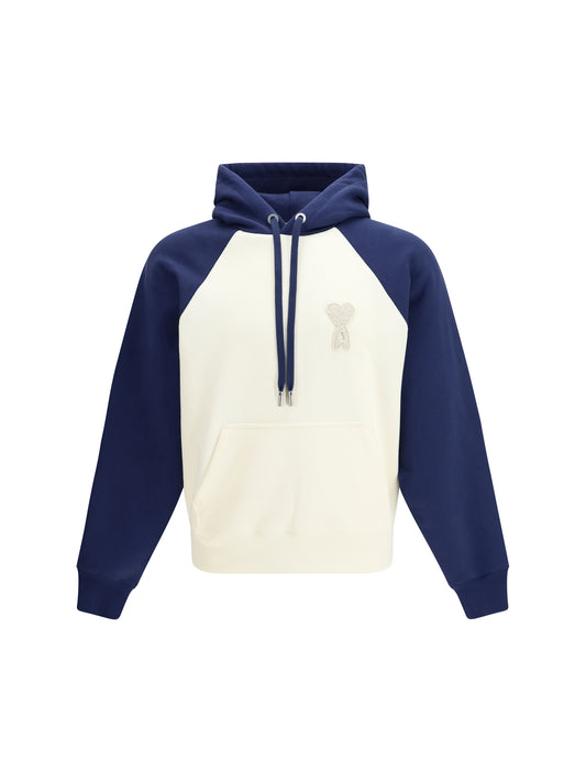 AMI PARIS Ami de Coeur Hoodie in two-tone