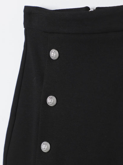 Balmain Skirt Kids Black