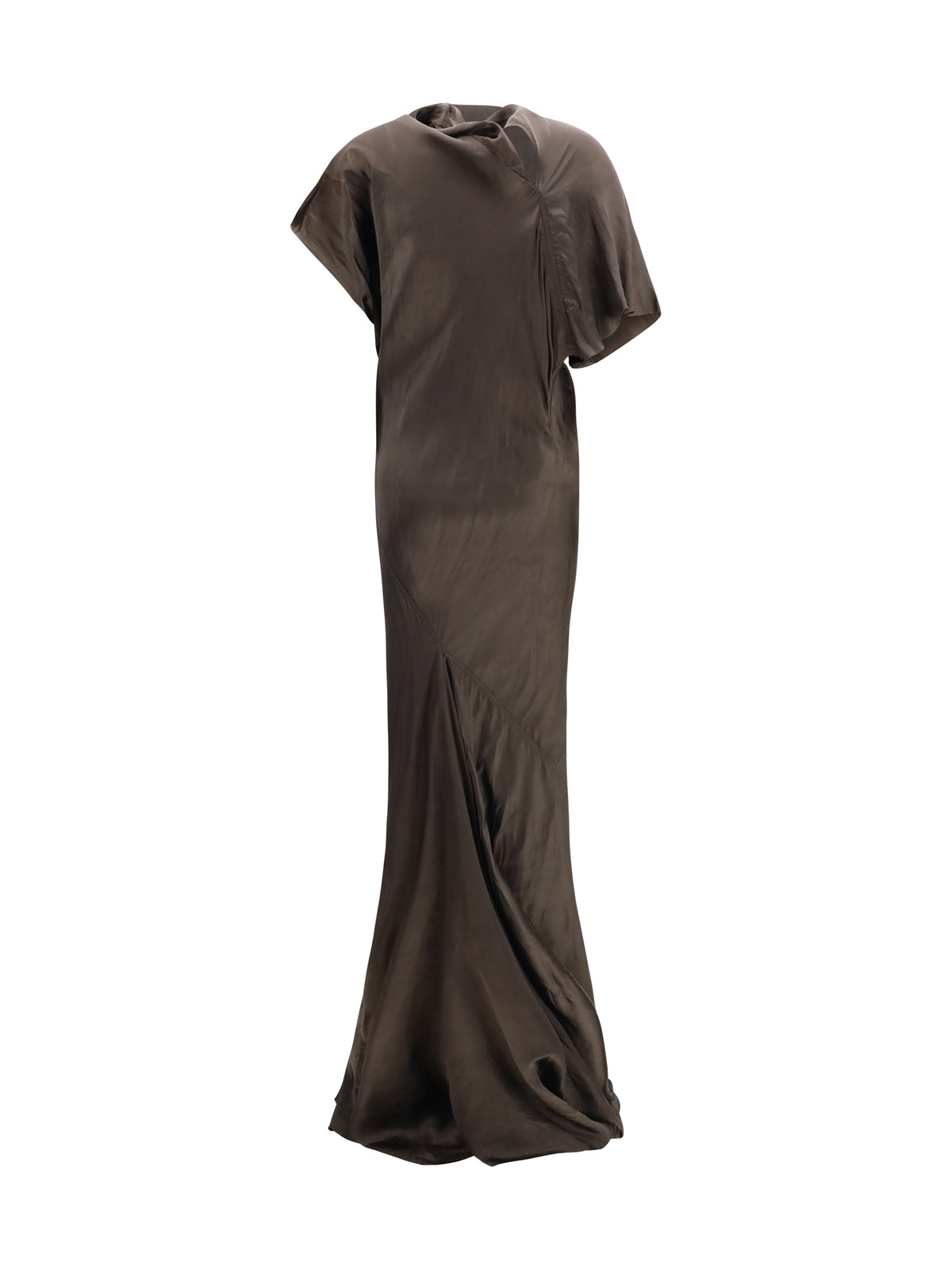 Rick Owens Seb Dress with pull-on styling - Dark Dust