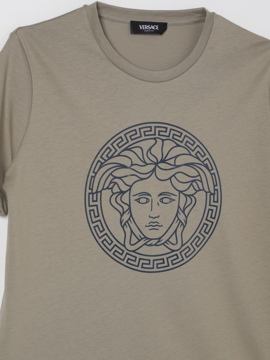 Versace T Shirt Kids Dove Grey