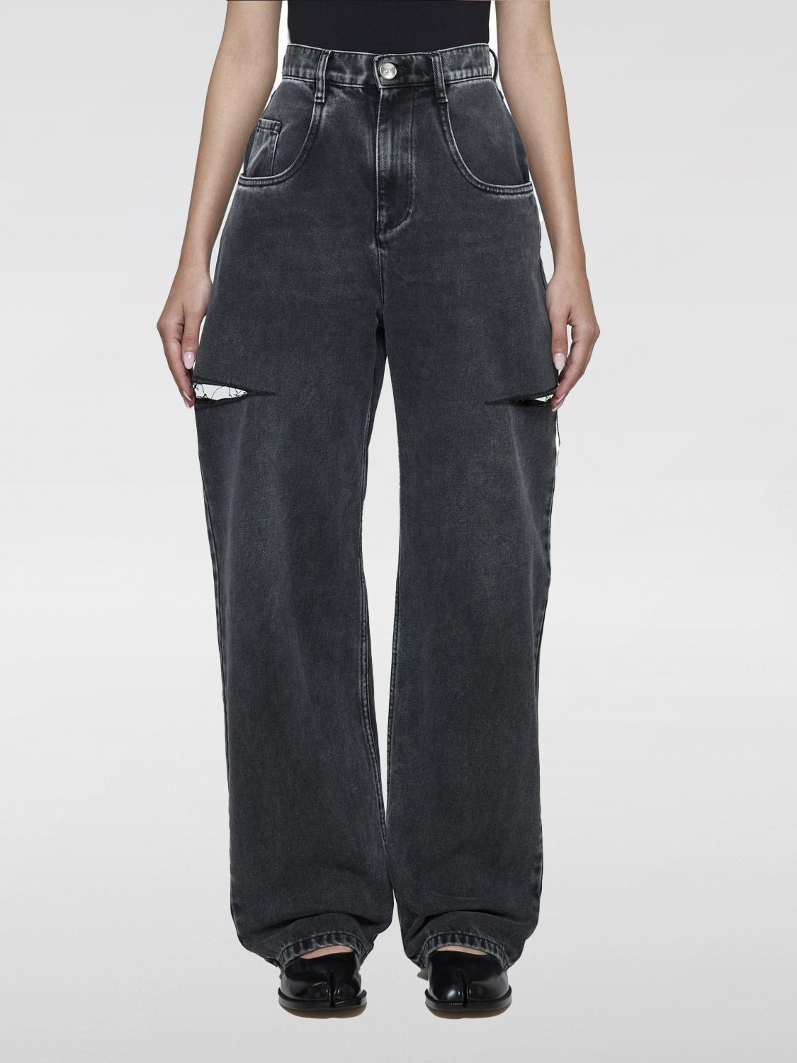 Maison Margiela Jeans Woman Black