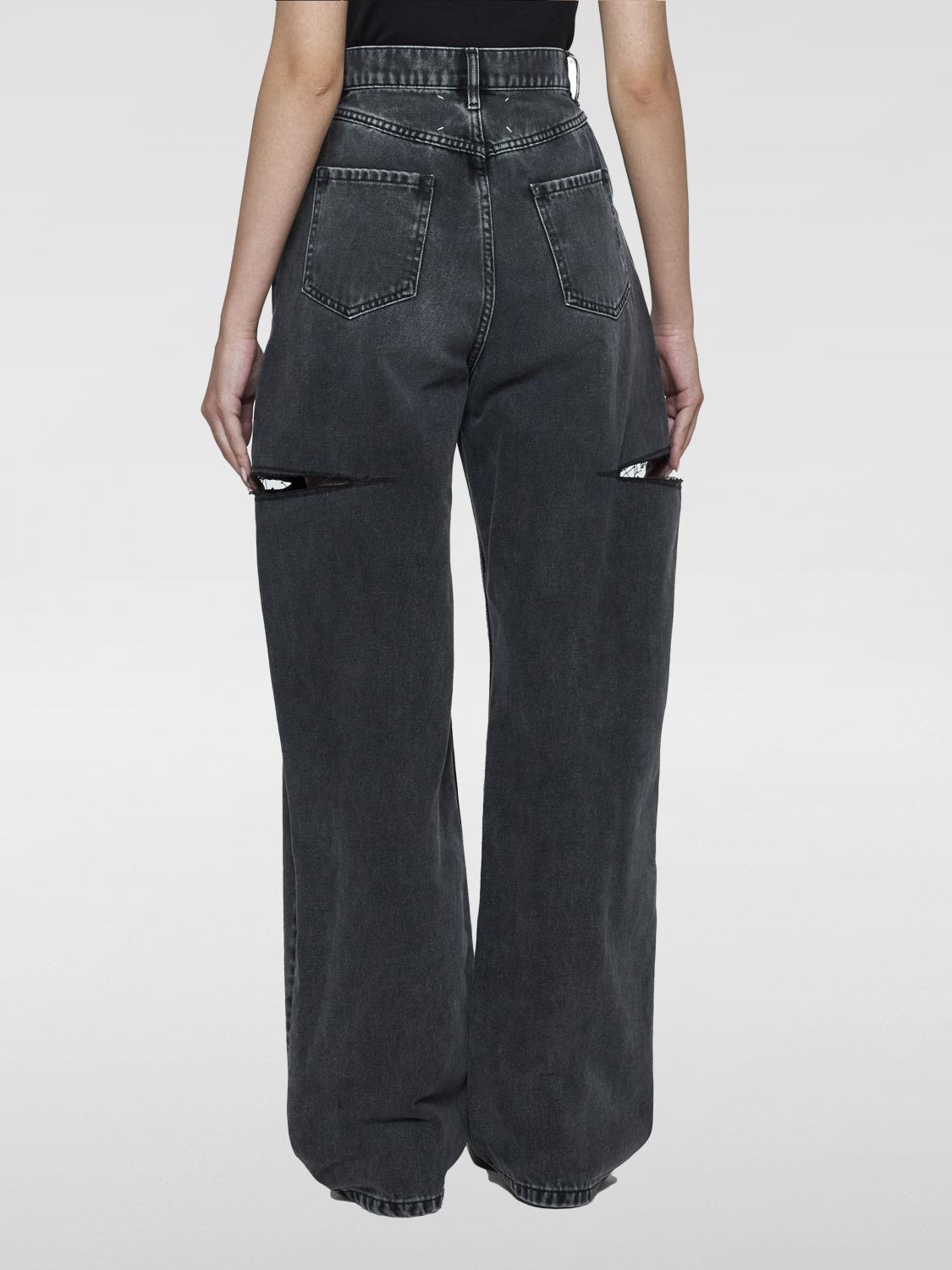 Maison Margiela Jeans Woman Black