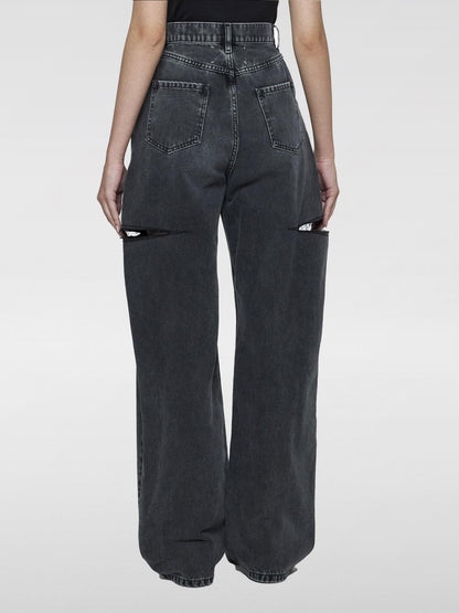 Maison Margiela Jeans Woman Black