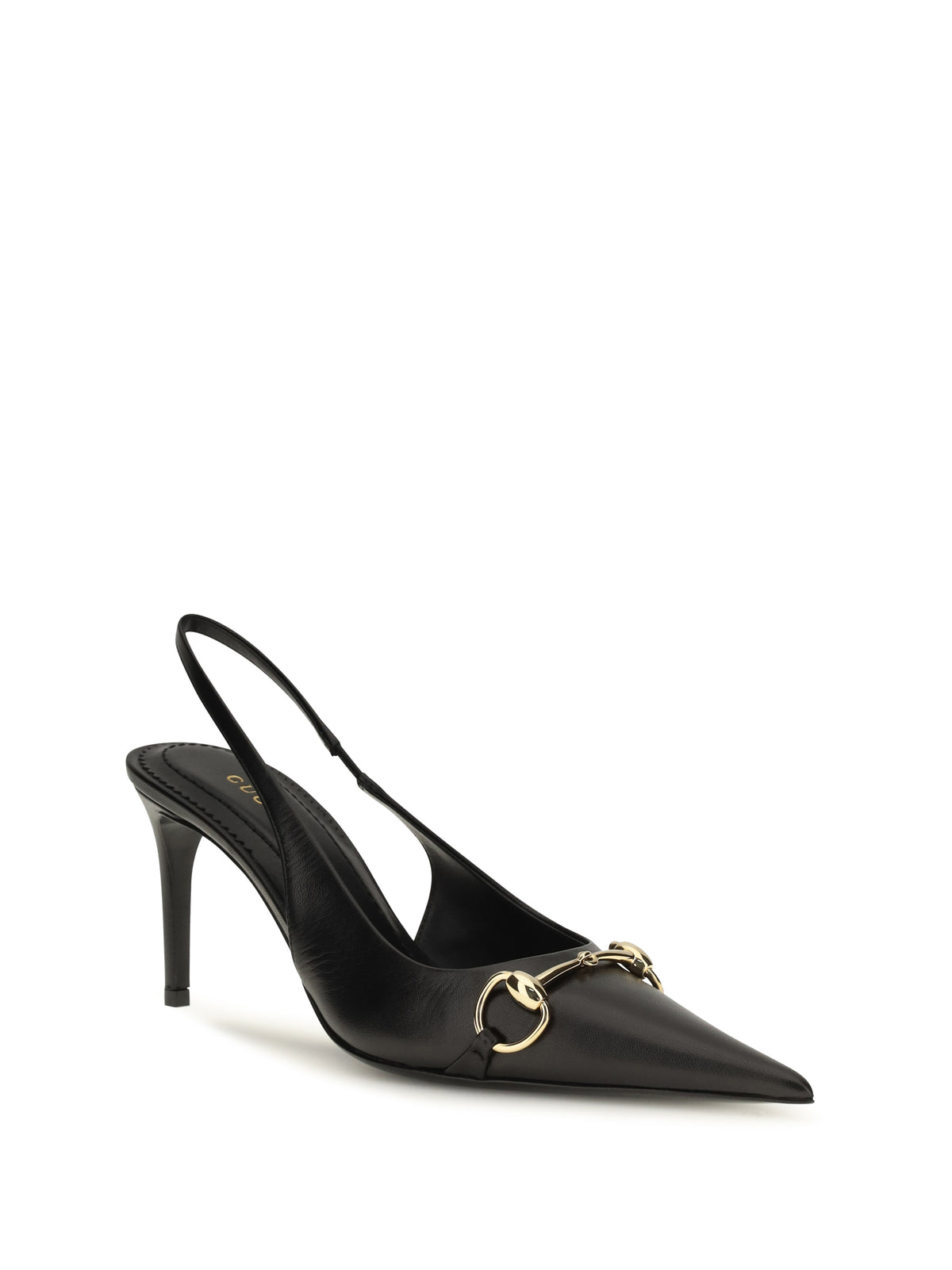 Gucci Slingback Pumps with strap - Black/Black