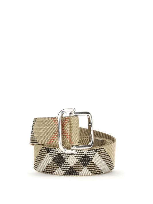 BURBERRY Check ribbon Belt