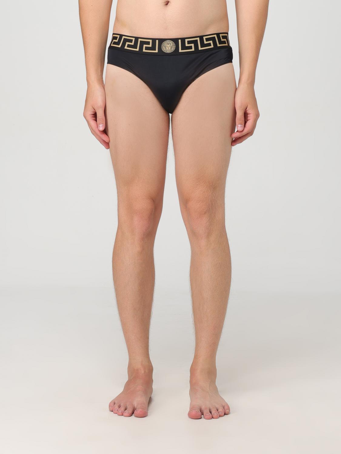Versace Swimsuit Men Black
