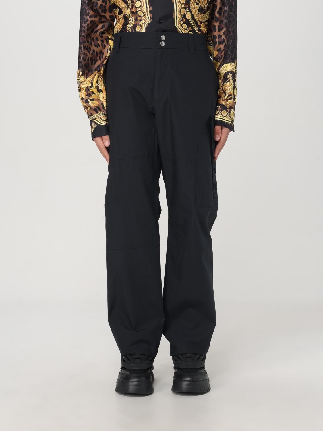 Versace Pants Men Black