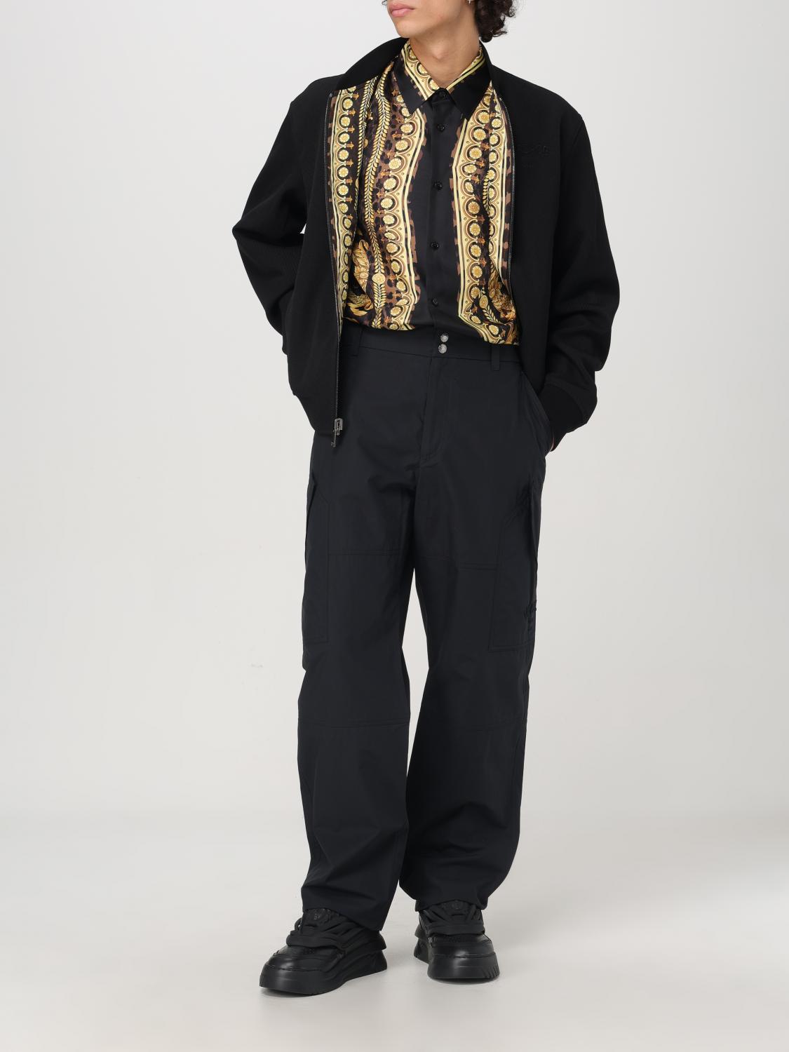Versace Pants Men Black
