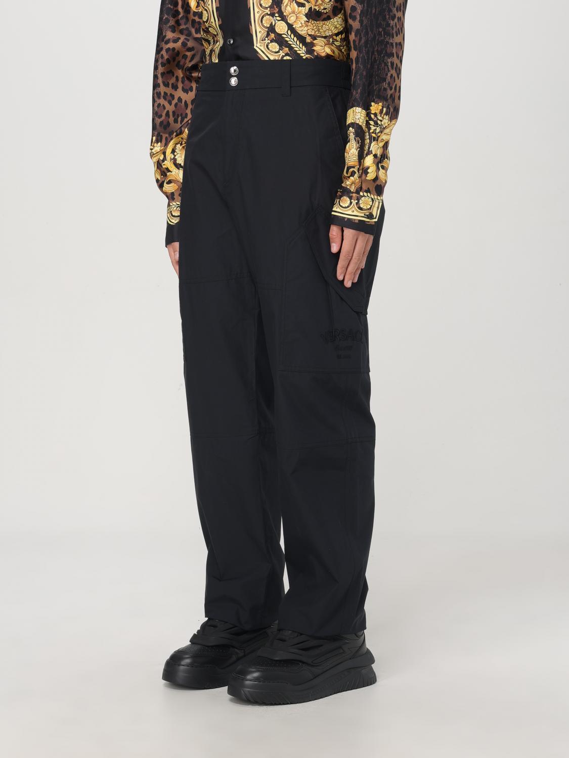 Versace Pants Men Black