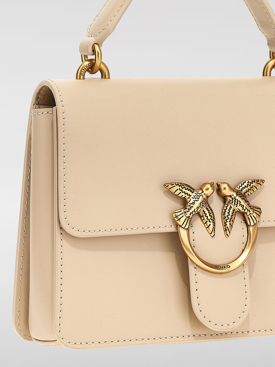 Pinko Mini Bag Woman Beige