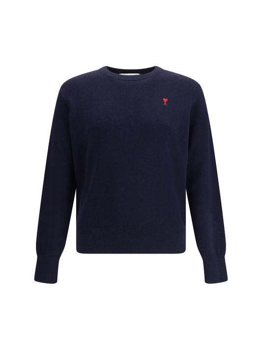 AMI PARIS Pull Col Rond Ami De Coeur