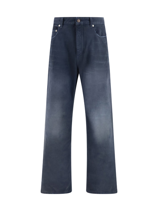 BALENCIAGA Wide-leg denim Jeans