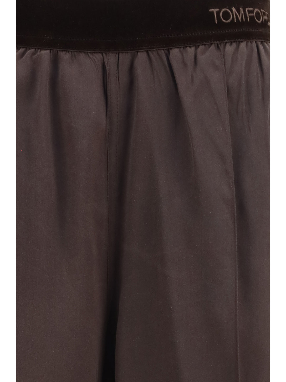 Tom Ford Stretch silk satin Pants - Espresso