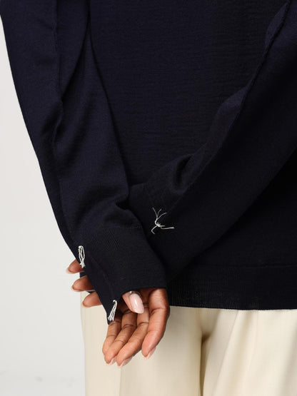 Maison Margiela Sweater Woman Navy
