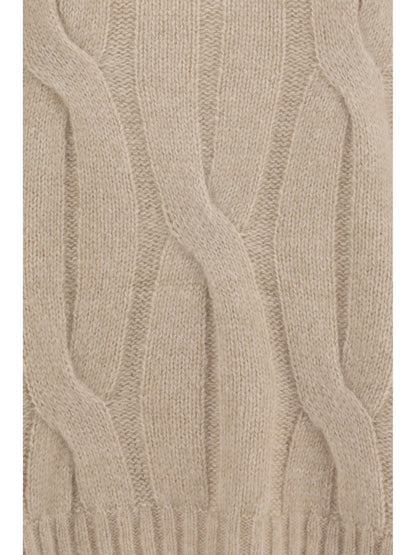Allude Cashmere and silk Sweater with voluminous sleeves - 48