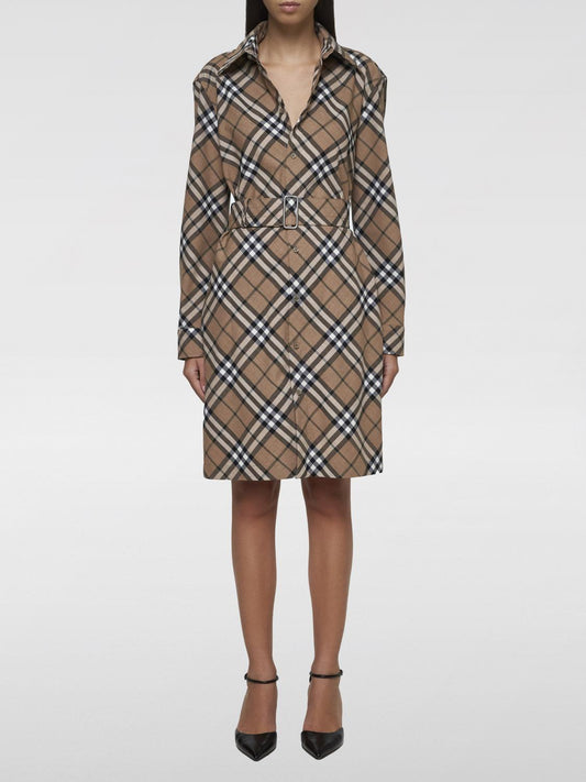 Burberry Dress Woman Beige