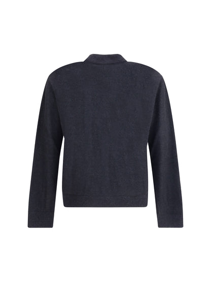 Our Legacy Alpaca Cardigan - Black Fuzzy