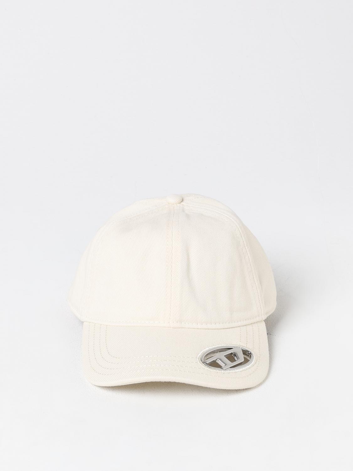Diesel Hat Men White