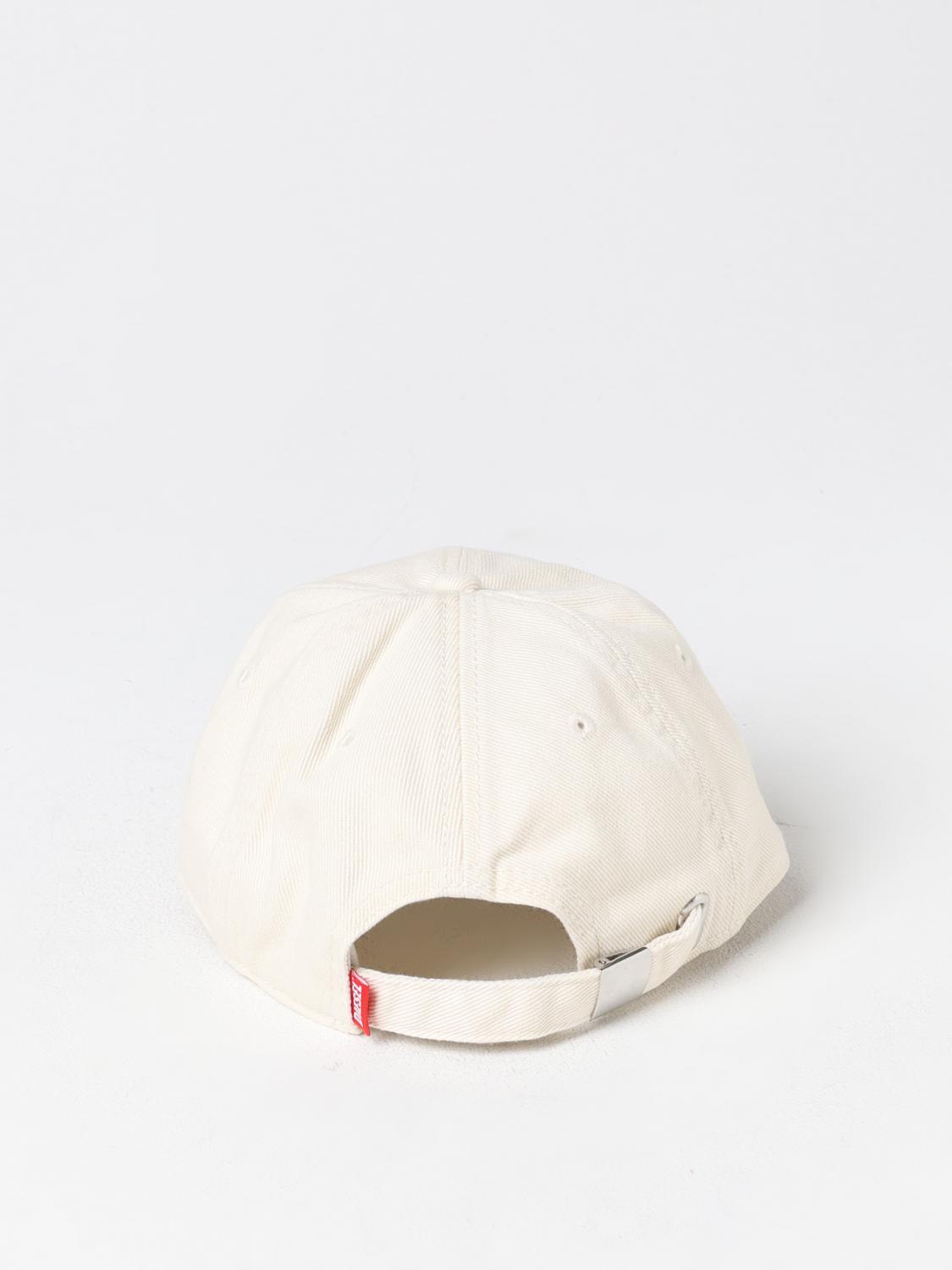 Diesel Hat Men White