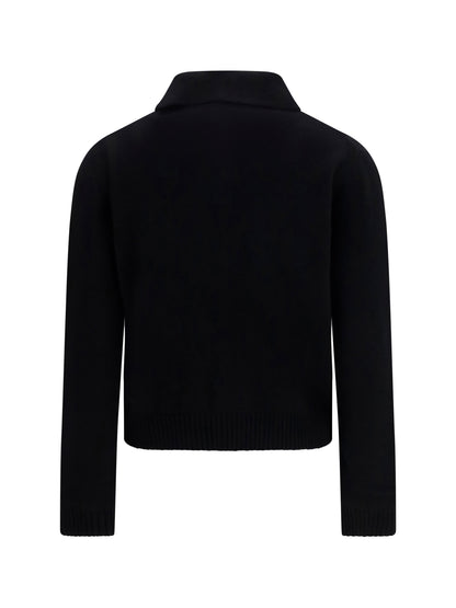 Givenchy Wool and cashmere polo Sweater - Black