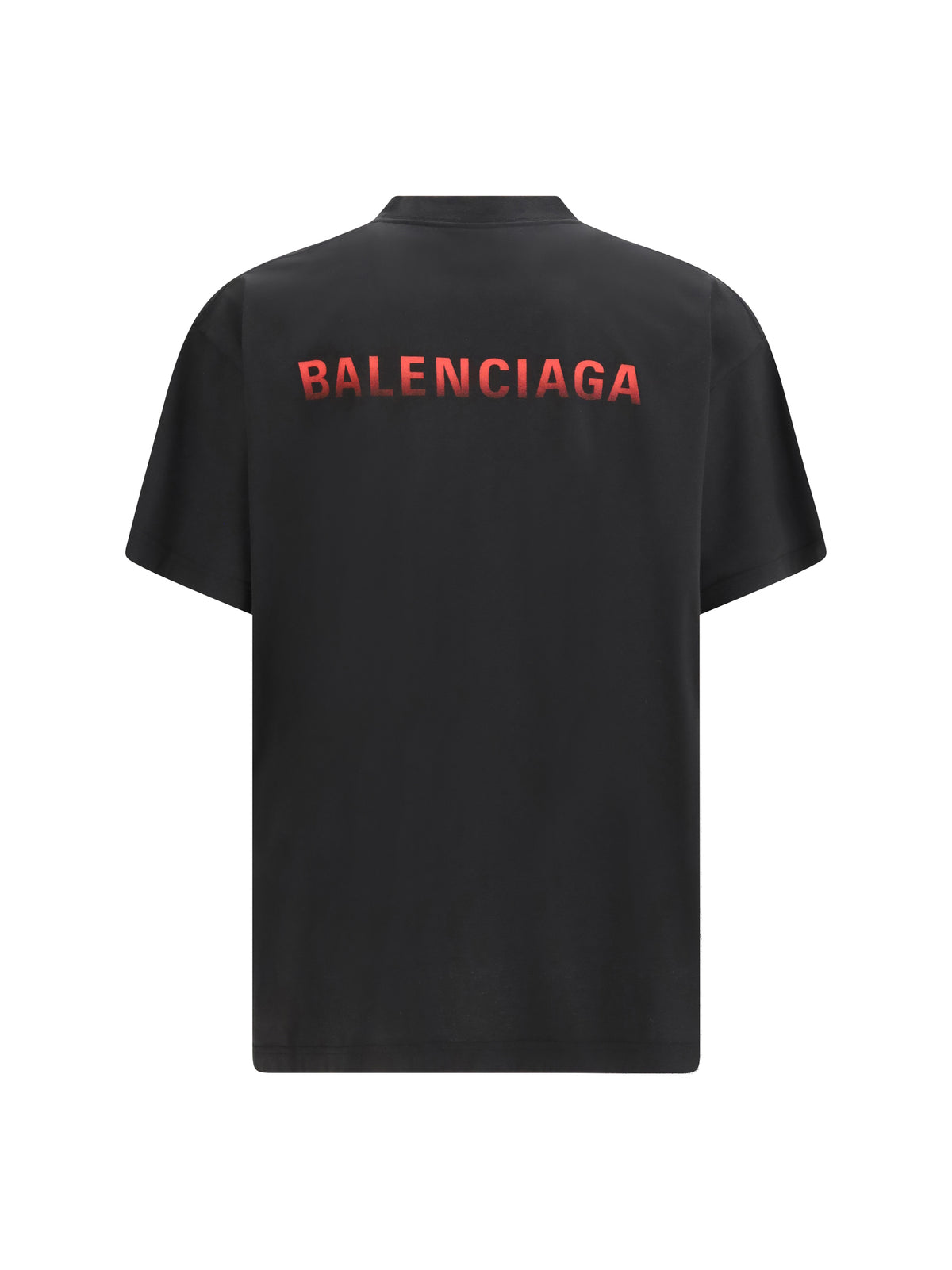Balenciaga Cotton logo T-shirt - Black