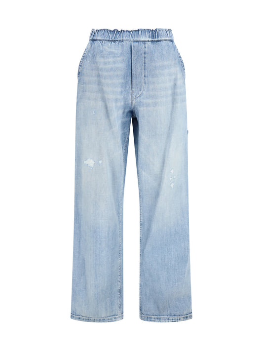 MM6 Maison Margiela Wide-leg Jeans - Blue
