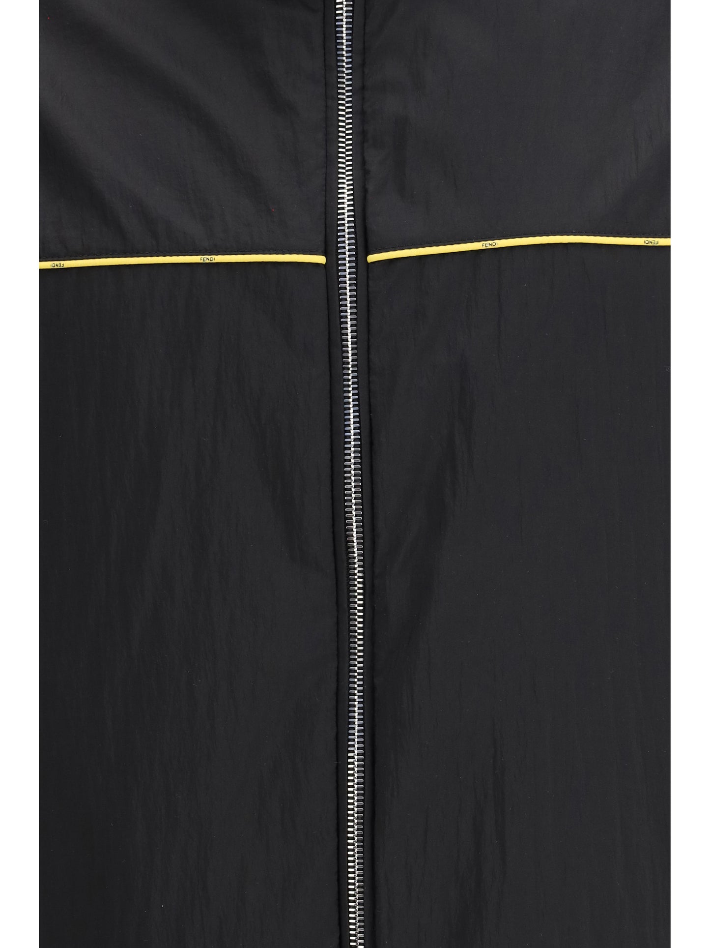 FENDI FF jacquard zipped reversible Windbreaker