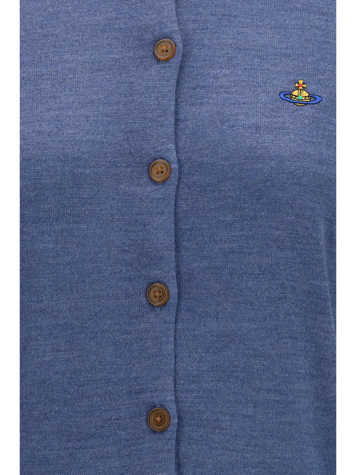 Vivienne Westwood Bea wool Cardigan - Denim Blue