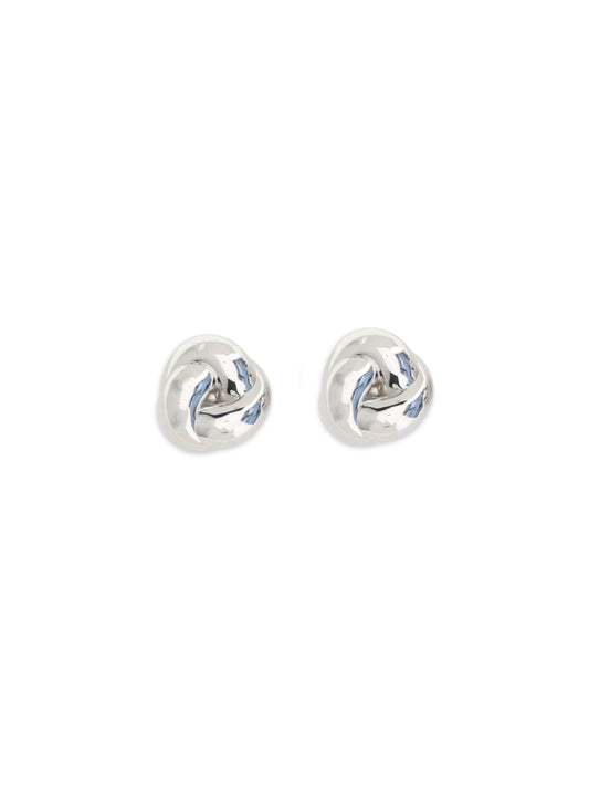 SELF-PORTRAIT Silver knot Earrings