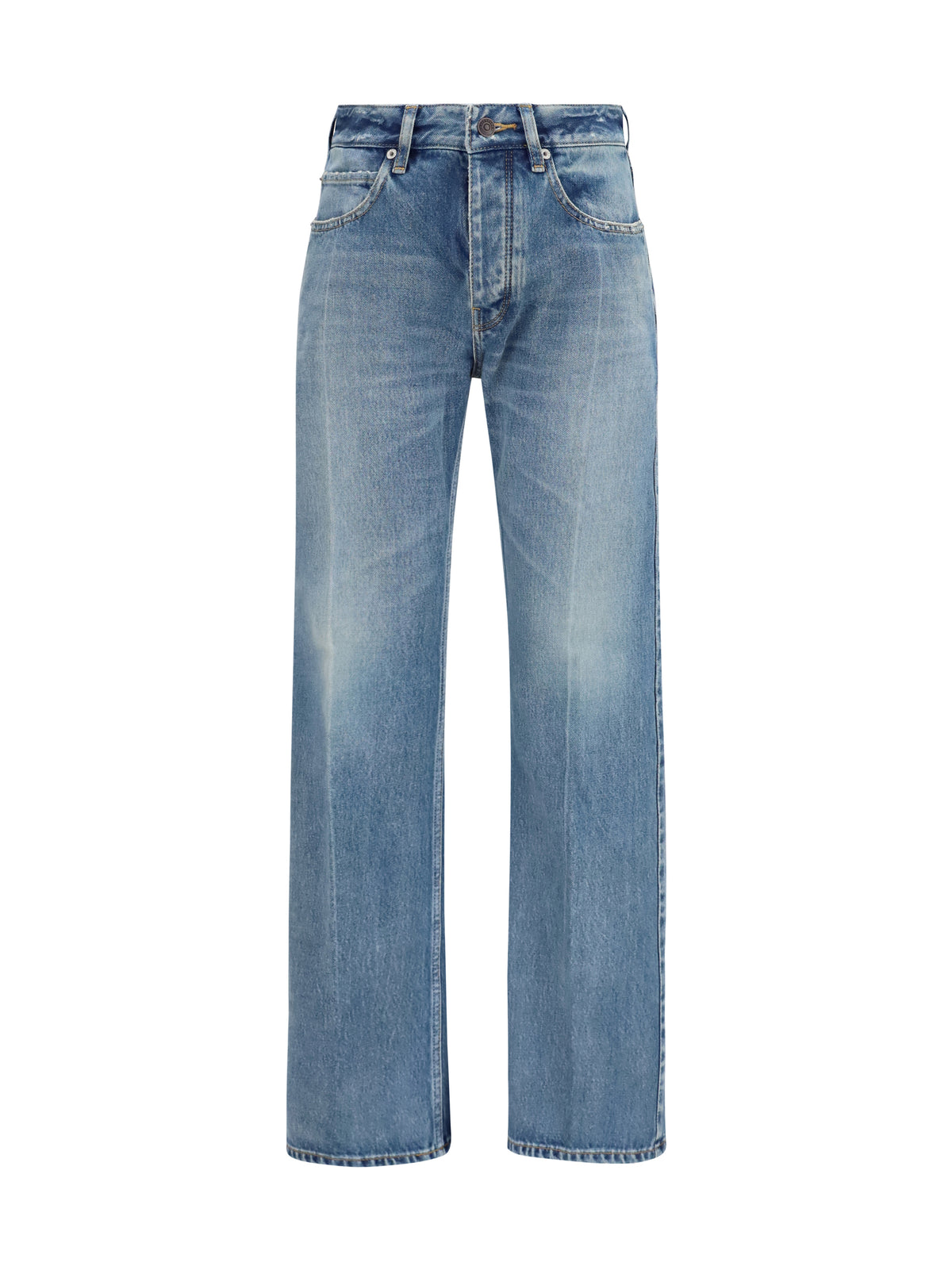 Balenciaga Straight-leg denim Jeans - Dark Blue