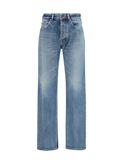 Balenciaga Straight-leg denim Jeans - Dark Blue