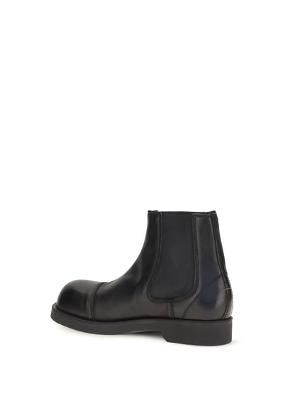 MM6 Maison Margiela Chelsea Biker Boots - Black