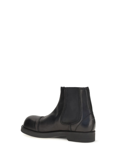 MM6 Maison Margiela Chelsea Biker Boots - Black