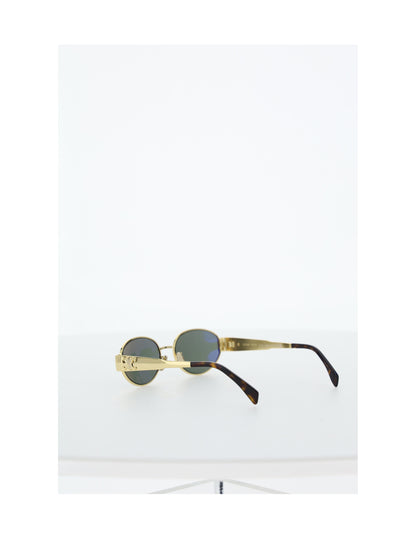 Celine TRIOMPHE METAL 01 - Gold / Green