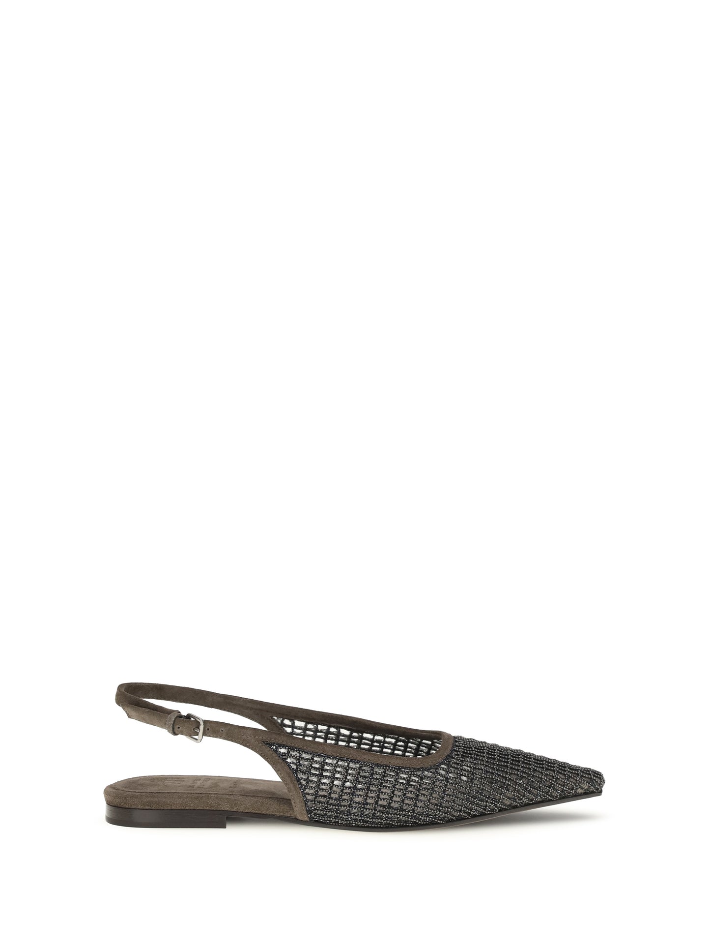 BRUNELLO CUCINELLI Pointed slingback Ballerinas