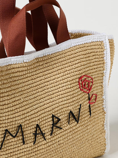 Marni Tote Bags Woman Beige