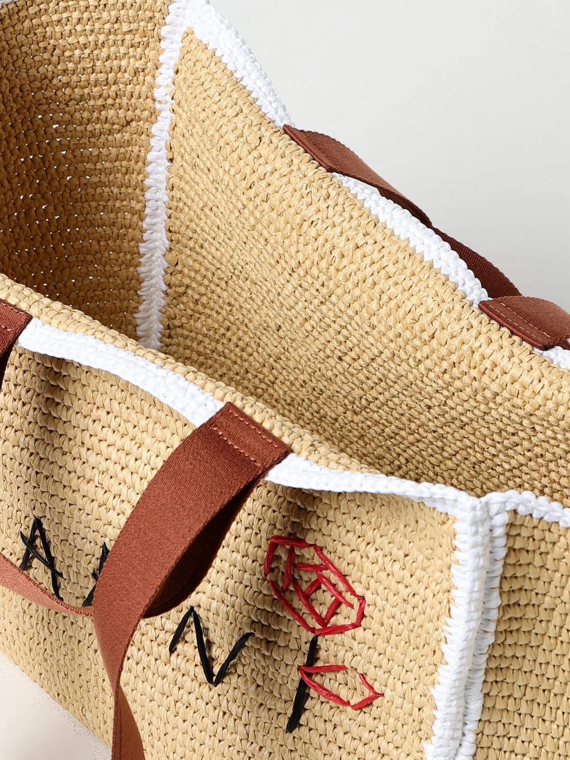 Marni Tote Bags Woman Beige