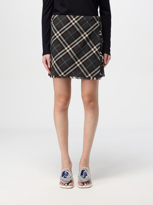 Burberry Skirt Woman Green