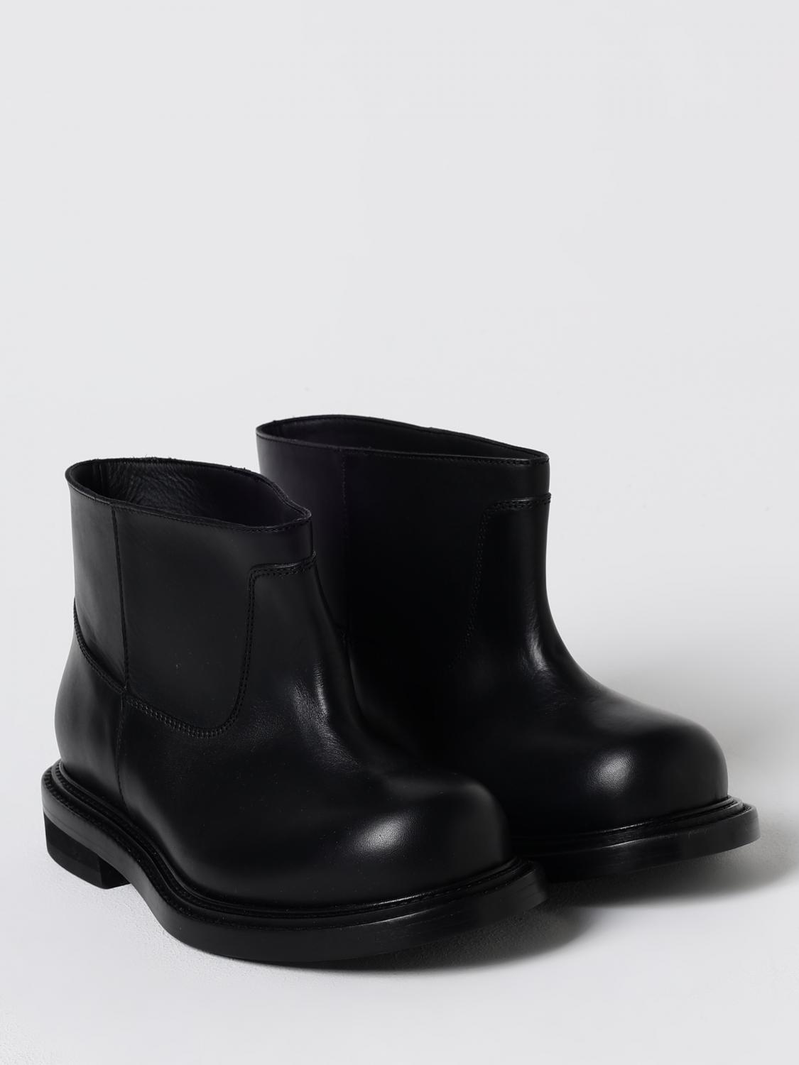 Moschino Couture Flat Ankle Boots Woman Black