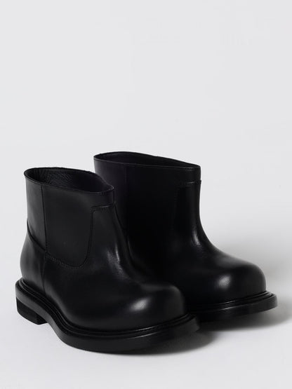 Moschino Couture Flat Ankle Boots Woman Black