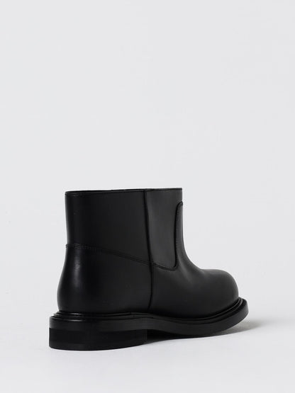 Moschino Couture Flat Ankle Boots Woman Black